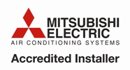 mitsubishi air con accredited installer