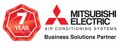 mitsubishi electric business solutions partner with 7 year warranty